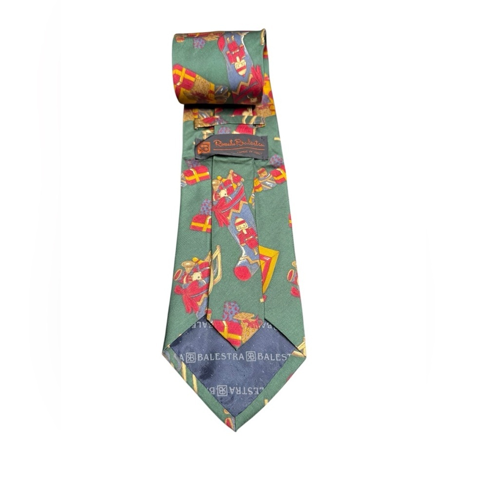 Vintage Christmas Santa Tie - Picture 2 of 2